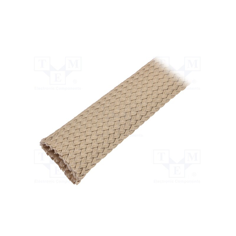 30 m x ANAMET EUROPE - 336.614.3 - Braid, ØBraid : 20÷50mm, fiberglass, L: 30m, -55÷538°C, Body: gold