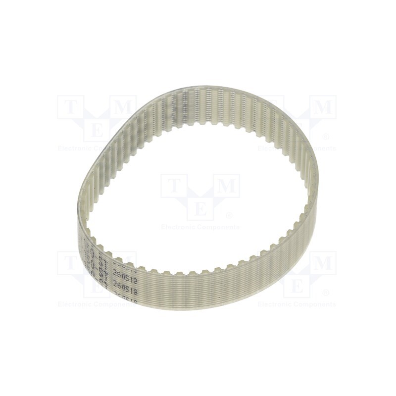 1 pcs x OPTIBELT - T2,5 150 1077ZA - Timing belt, T2.5, W: 10mm, H: 1.3mm, Lw: 150mm, Tooth height: 0.7mm