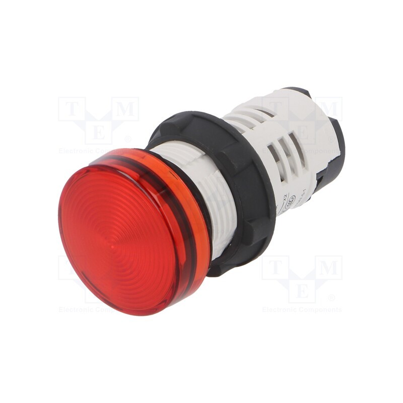 1 pcs x SCHNEIDER ELECTRIC - XB7EV04GP - Control lamp, 22mm, Harmony XB7, -25÷70°C, Illumin: LED, 120V, IP65