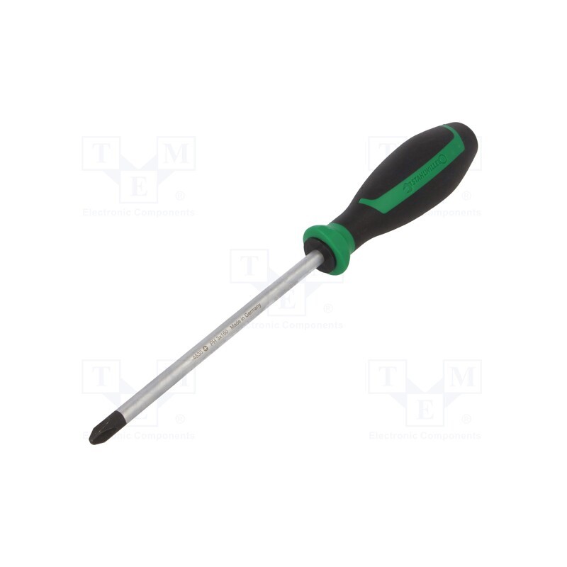1 pcs x STAHLWILLE - 46303003 - Screwdriver, Phillips, PH3, DRALL+, Blade length: 150mm