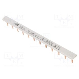 1 pcs x ABB - 2CDL110001R1012 - Busbar, 10mm2, Poles: 1, 690VAC, 690VDC, Inom: 63A, No.of mod: 12