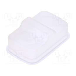 1 pcs x SCHNEIDER ELECTRIC - ZBA709 - Cover, 22mm, Harmony XB4, Ø22mm, transparent, silicone