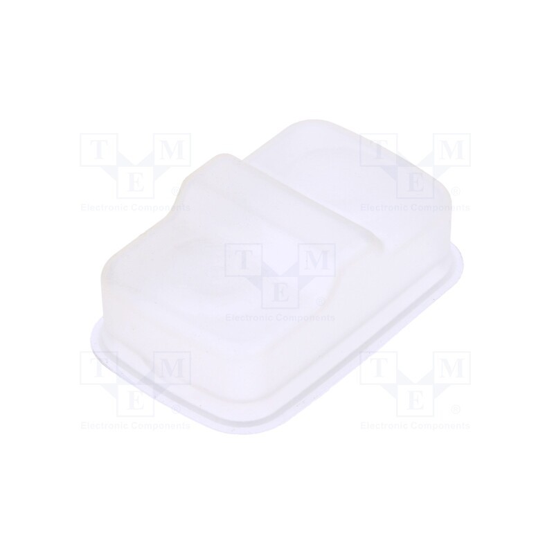 1 pcs x SCHNEIDER ELECTRIC - ZBA709 - Cover, 22mm, Harmony XB4, Ø22mm, transparent, silicone