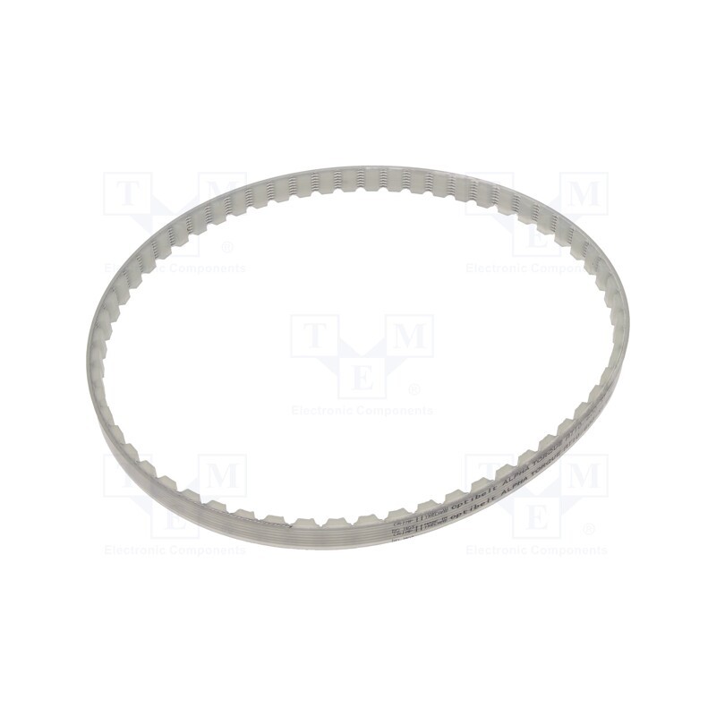 1 pcs x OPTIBELT - AT10 600 1077ZA - Timing belt, AT10, W: 10mm, H: 5mm, Lw: 600mm, Tooth height: 2.5mm