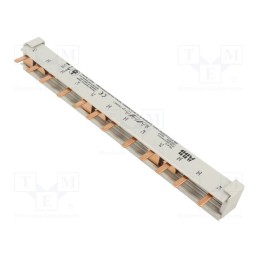 1 pcs x ABB - 2CDL240101R1012 - Busbar, 10mm2, Poles: 4, 690VAC, 690VDC, Inom: 63A, No.of mod: 12