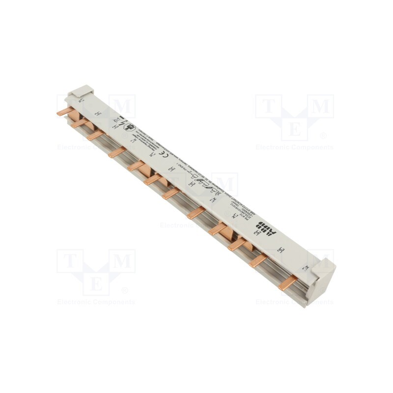 1 pcs x ABB - 2CDL240101R1012 - Busbar, 10mm2, Poles: 4, 690VAC, 690VDC, Inom: 63A, No.of mod: 12