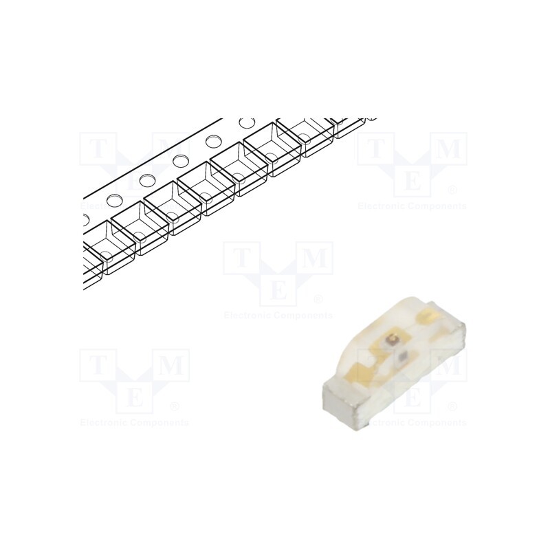 5 pcs x EVERLIGHT - 12-215SURC/S530-A2/TR8 - LED, SMD, 2110, red, 16÷38mcd, 2.1x0.6x1mm, 130°, 2÷2.4V, 20mA, 60mW