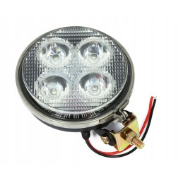 Round work lamp 12w, LED searchlight 12 24v