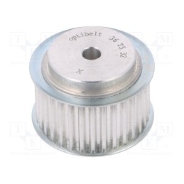 1 pcs x OPTIBELT - 36 T5 32-200ZA - Belt pulley, T5, W: 25mm, whell width: 36mm, Ø: 50.1mm, aluminium