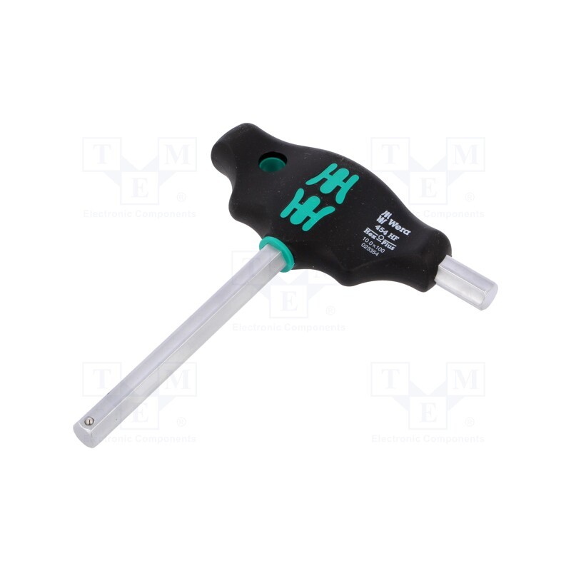 1 pcs x WERA - 5023354001 - Screwdriver, hex key, HEX 10mm, with holding function, 400