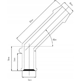 Connection elbow fte