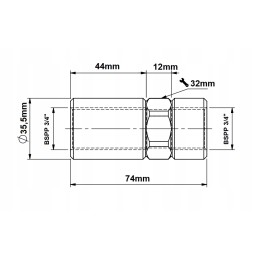 Safety valve for vuba aa 3 4 trailer, set