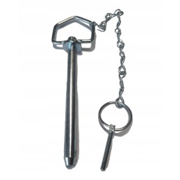 Straight pin pin with handle and cotter pin 19x162