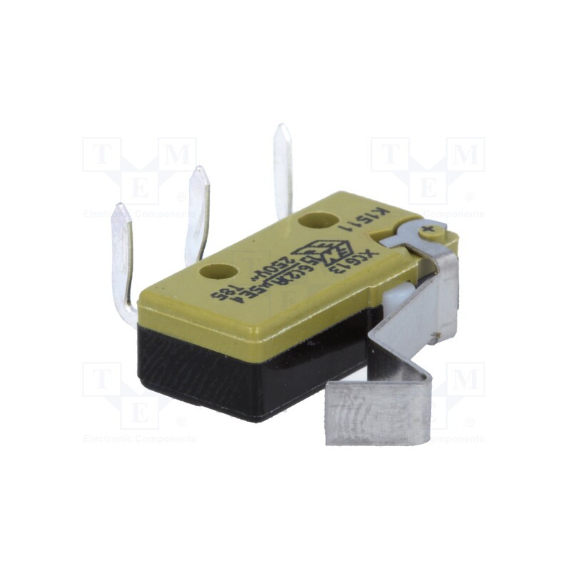 1 pcs x SAIA-BURGESS - XCG13-L1 - Microswitch SNAP ACTION, 5A/250VAC, SPDT, ON-(ON), Pos: 2, IP40