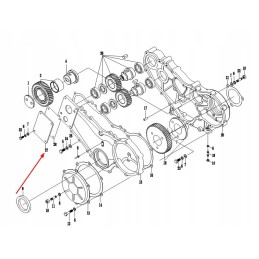 Tl4110 06027 hydraulic pump cover