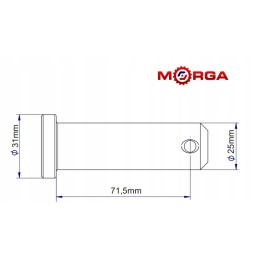 C 385 lower link joint pins 385 mor 804