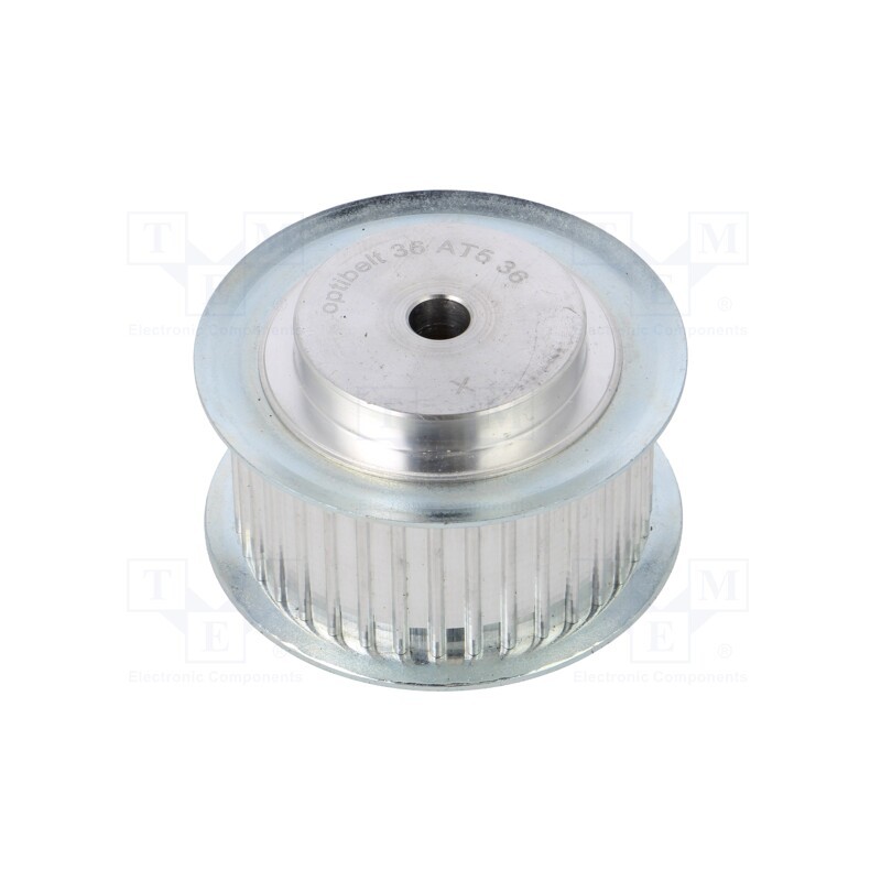 1 pcs x OPTIBELT - 36 AT5 36-200ZA - Belt pulley, AT5, W: 25mm, whell width: 36mm, Ø: 56.05mm, aluminium