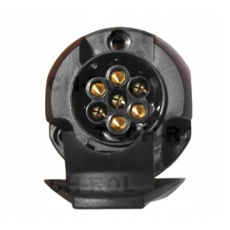 7-pole plastic socket for trailers