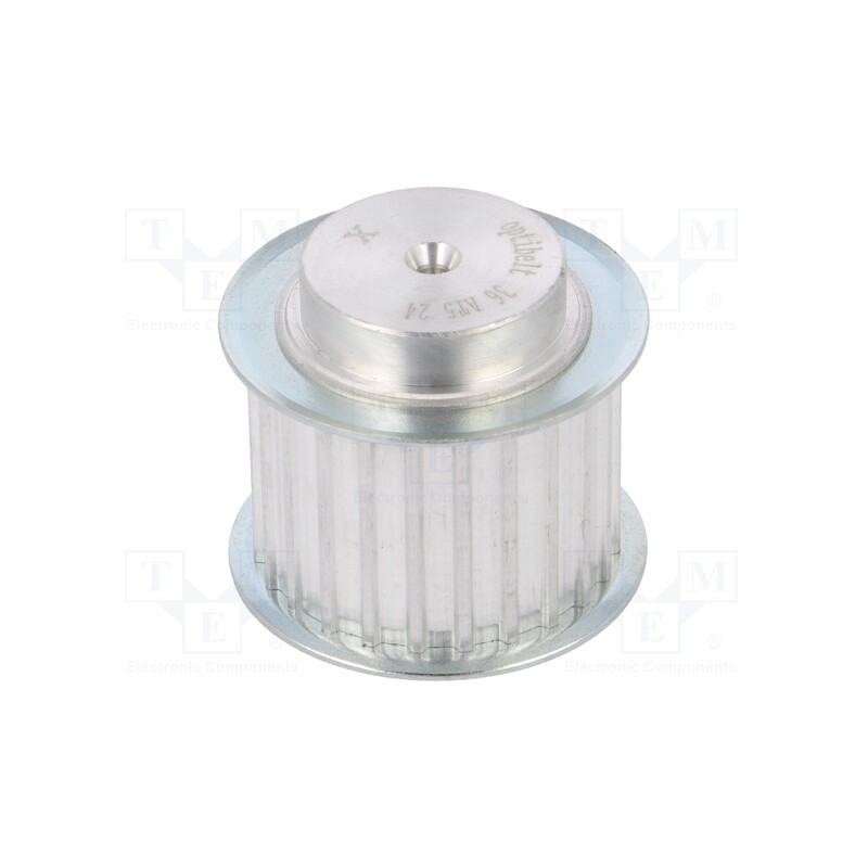1 pcs x OPTIBELT - 36 AT5 24-200ZA - Belt pulley, AT5, W: 25mm, whell width: 36mm, Ø: 37mm, aluminium