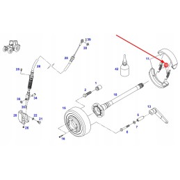 F140100030040 coil spring, extended jaw