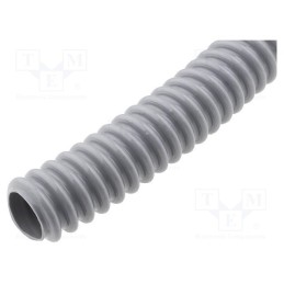 30 m x LAPP - 61747390 - Protective tube, Size: 22, PVC, grey, -20÷70°C, SILVYN® EL, reel