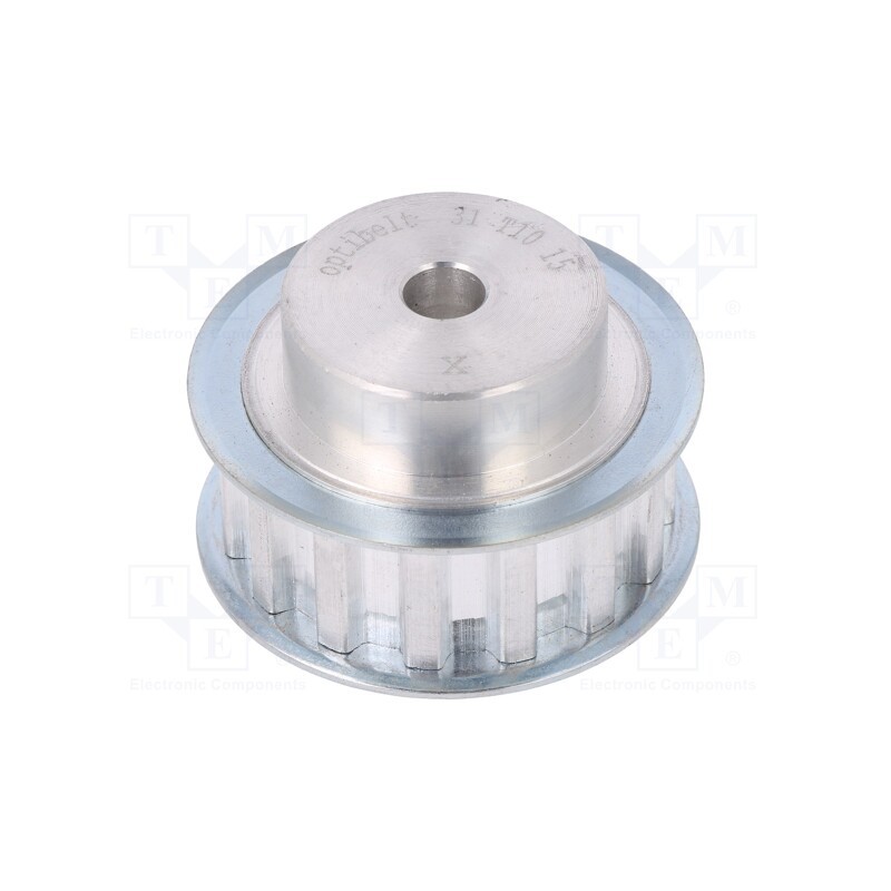 1 pcs x OPTIBELT - 31 T10 15-200ZA - Belt pulley, T10, W: 16mm, whell width: 31mm, Ø: 45.9mm, aluminium