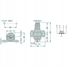 Power relay shaft switch 22717160000
