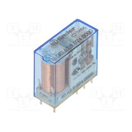 1 pcs x FINDER - 40.62.7.024.4000 - Relay: electromagnetic, DPDT, Ucoil: 24VDC, Icontacts max: 20A