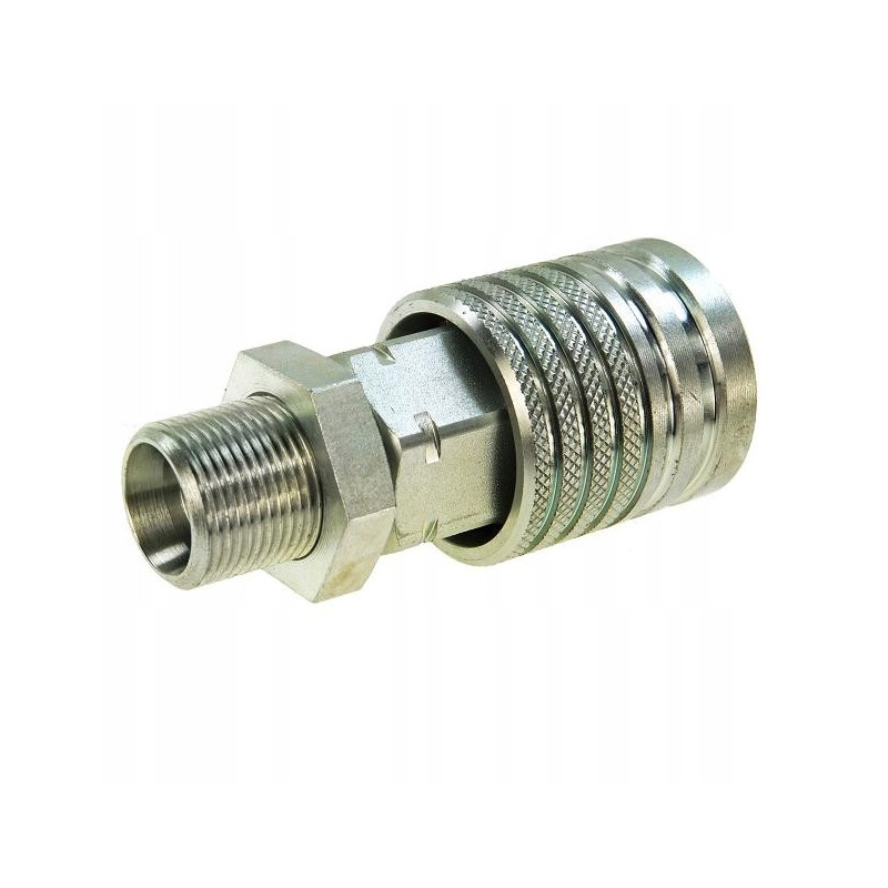 Hydraulic socket, Euro ISO valve, M22x1 5x24mm