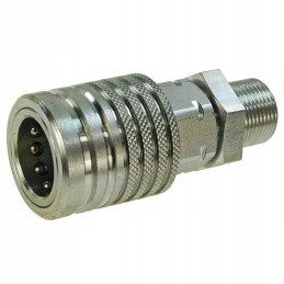 Hydraulic socket, Euro ISO valve, M22x1 5x24mm