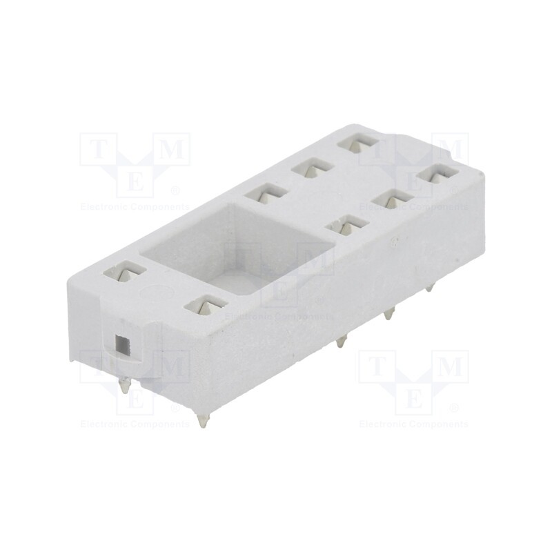 1 pcs x RELPOL - PW80 - Socket, PIN: 8, 8A, 250VAC, RMB841,RMB851, PCB, for PCB, -40÷70°C