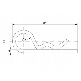 Small clasp fi 4 finger pin 5050040140 bison