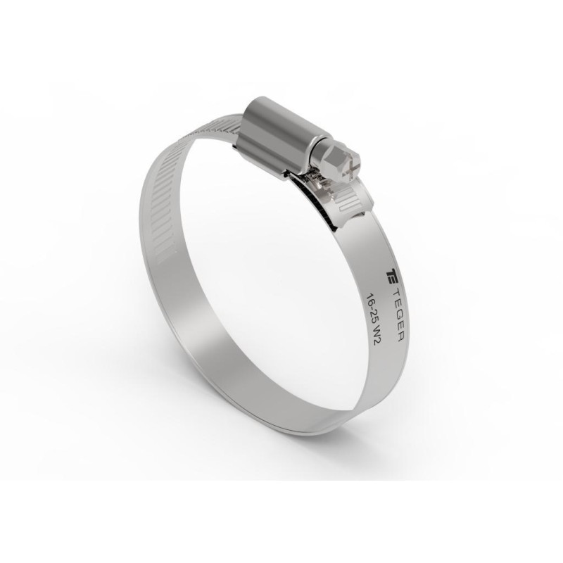 Reinforced clamp band 16 25 worm clamp