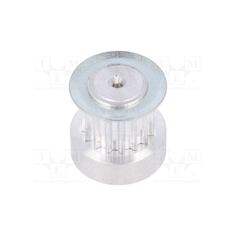 1 pcs x OPTIBELT - 16 T2,5 16-200ZA - Belt pulley, T2.5, W: 4, 6mm, whell width: 16mm, Ø: 12.2mm, aluminium