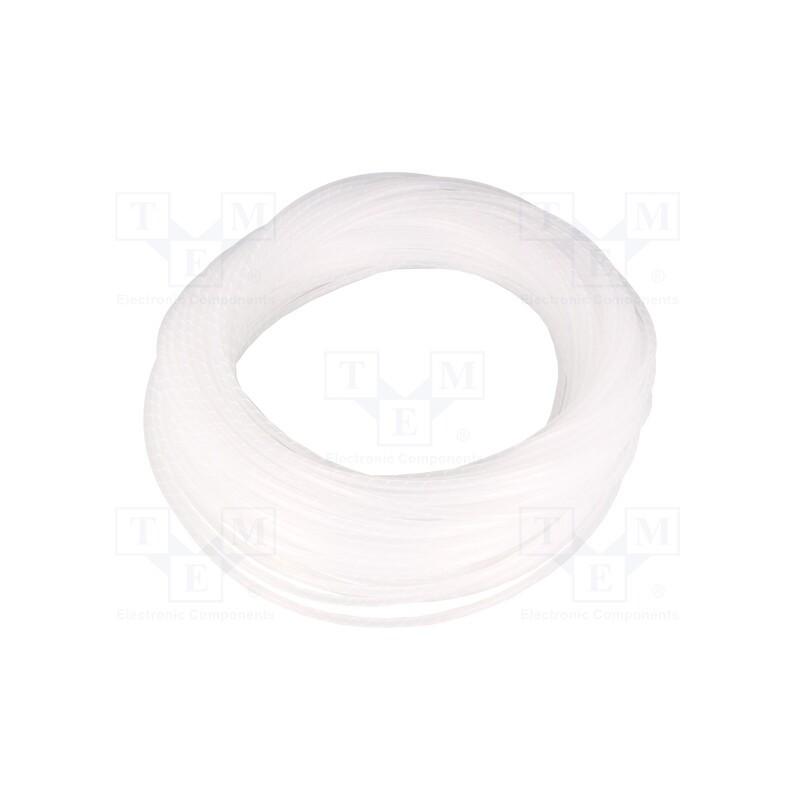 30 m x HELLERMANNTYTON - 161-41000 - Spiral wrapping, ØBundle : 1.6÷8mm, polyetylene, natural, L: 30m