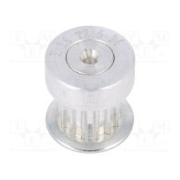 1 pcs x OPTIBELT - 16 T2,5 14-200ZA - Belt pulley, T2.5, W: 4, 6mm, whell width: 16mm, Ø: 10.6mm, aluminium