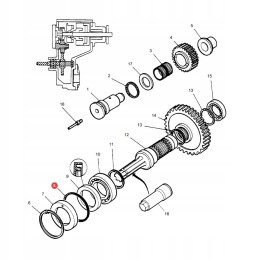 Ring oring massey ferguson 70924187 original