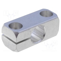 1 pcs x ELESA+GANTER - GN 477-B16-MT - Mounting coupler, D: 16mm, W: 20mm, H: 20mm, L: 45mm, aluminium