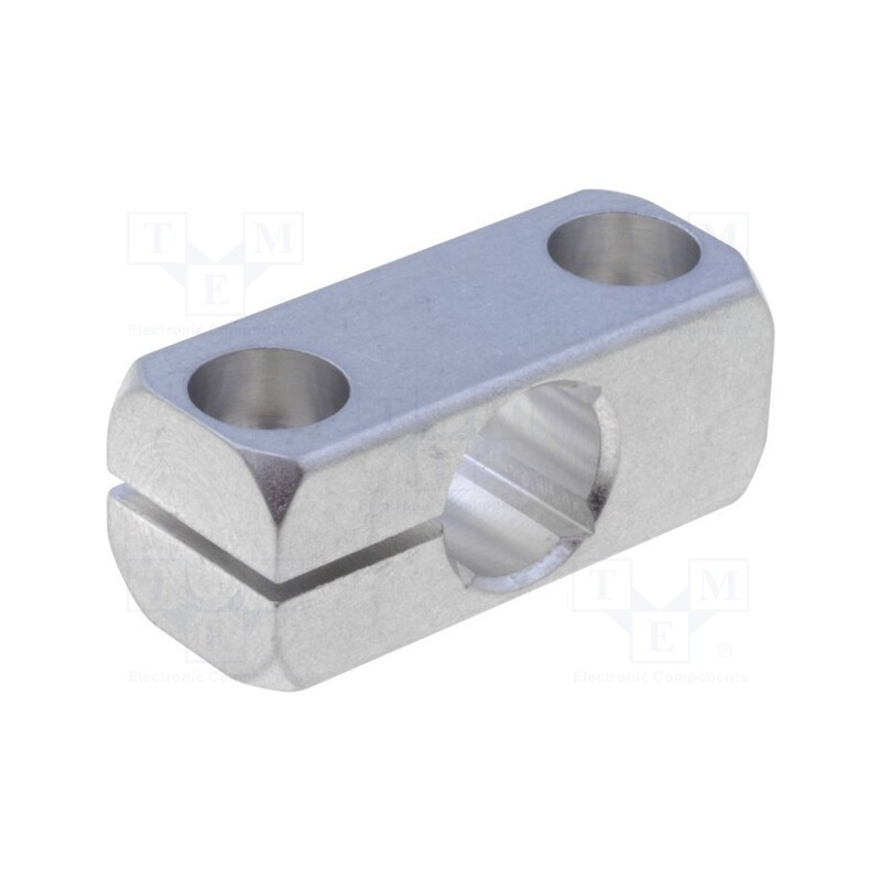 1 pcs x ELESA+GANTER - GN 477-B16-MT - Mounting coupler, D: 16mm, W: 20mm, H: 20mm, L: 45mm, aluminium