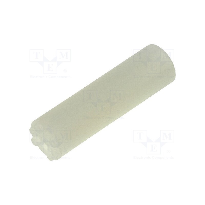 5 pcs x KEYSTONE - 7369 - Spacer sleeve, LED, Øout: 5mm, ØLED: 3mm, L: 11.2mm, natural, UL94V-2