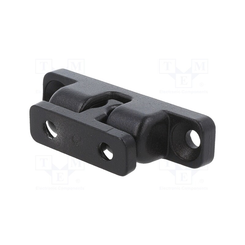 1 pcs x ELESA+GANTER - GN 4490-ZD-50-2-SW - Ball catches, W: 12mm, L: 50mm, cast zinc, black, 55N