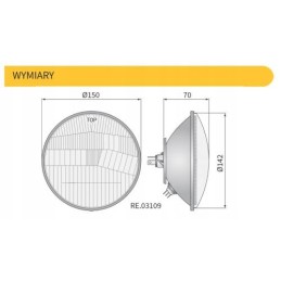 Optical element type R2 Ursus Zetor Wesem Szu