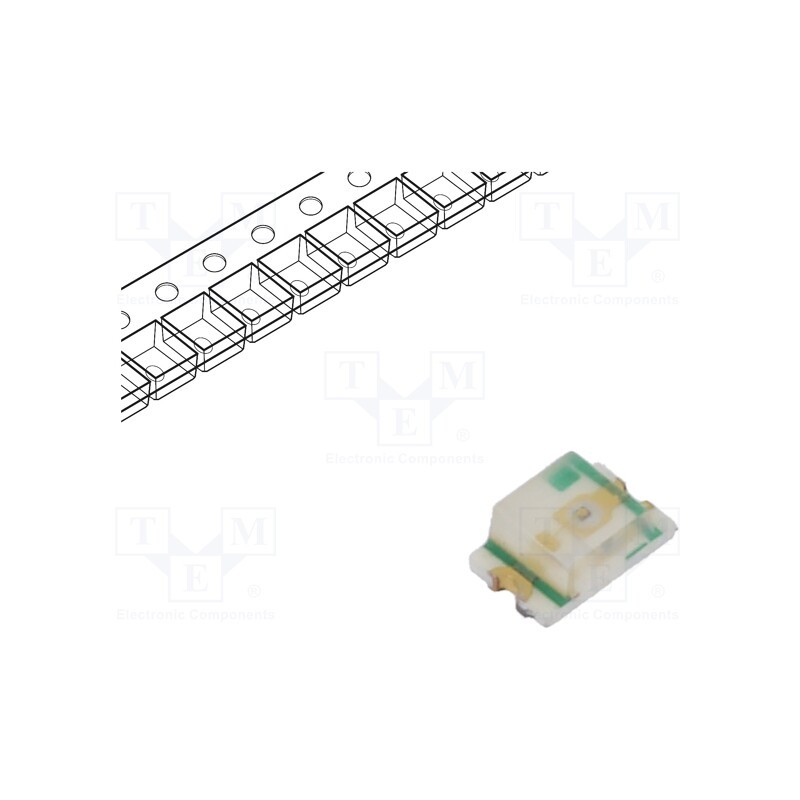 5 pcs x ROHM SEMICONDUCTOR - SML-H12U8TT86 - LED, SMD, 0805, red, 25÷40mcd, 2x1.25x0.8mm, 2.2V, 20mA, 54mW