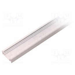 1 pcs x TOPMET - 77260001 - Profiles for LED modules, white, L: 1m, SURFACE10, aluminium