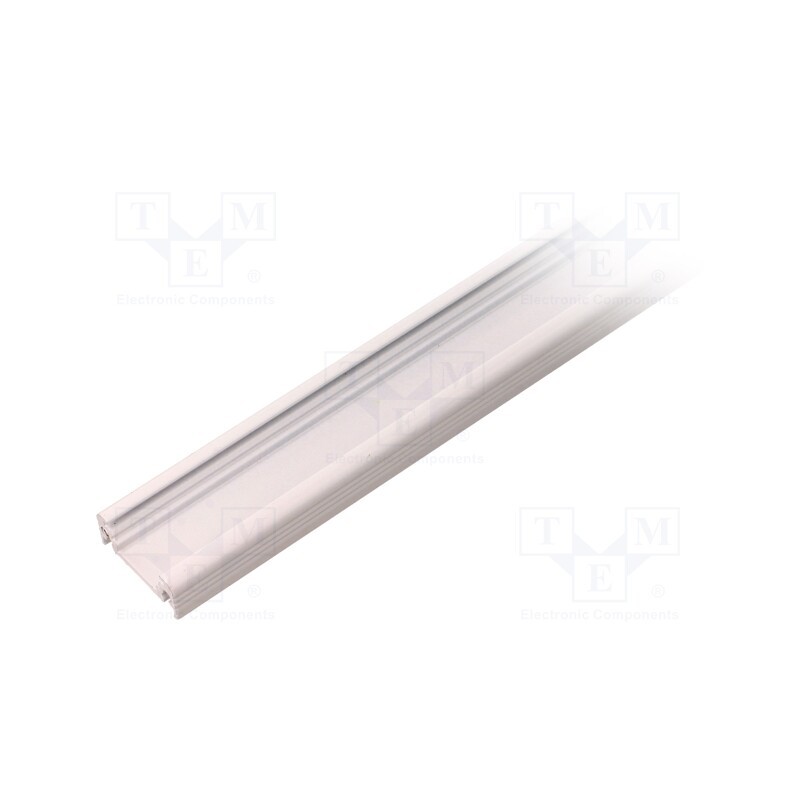 1 pcs x TOPMET - 77260001 - Profiles for LED modules, white, L: 1m, SURFACE10, aluminium