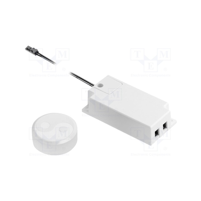 1 pcs x GTV Poland - AE-WDBP2CCT-10 - Touch switch, white, 12VDC