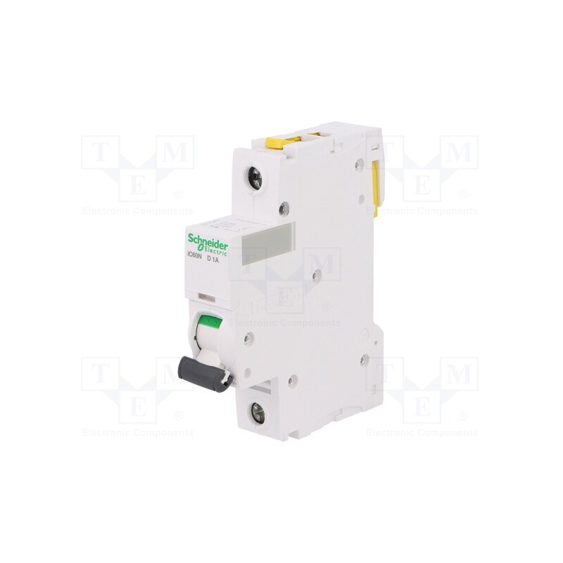 1 pcs x SCHNEIDER ELECTRIC - A9F05101 - Circuit breaker, 230VAC, Inom: 1A, Poles: 1, for DIN rail mounting