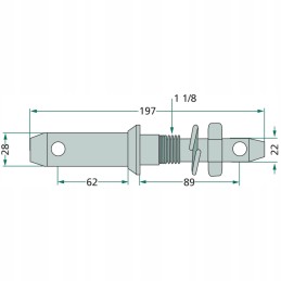 Pin cat. 1 2 20099030 granite