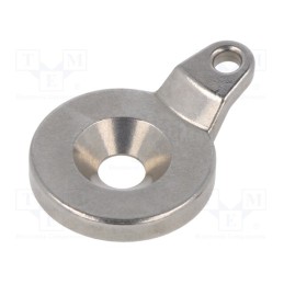 1 pcs x ELESA+GANTER - GN 2344-NI-6,4-26-E - Eetaining washer, Øout: 26mm, with eyelet, Mat: stainless steel