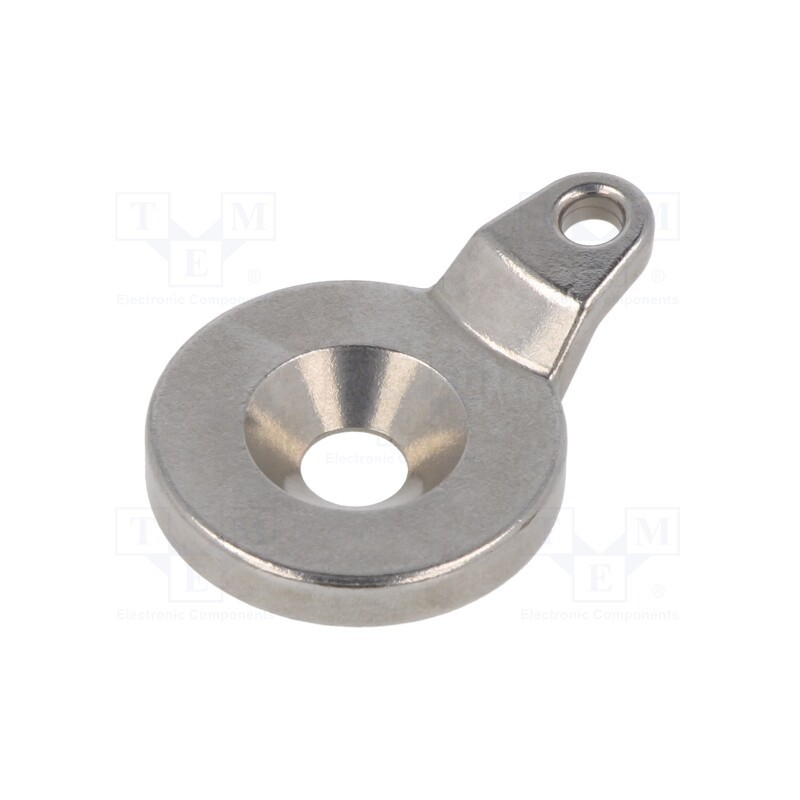 1 pcs x ELESA+GANTER - GN 2344-NI-6,4-26-E - Eetaining washer, Øout: 26mm, with eyelet, Mat: stainless steel